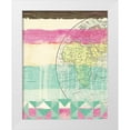 thumbnail image 1 of Sta Teresa, Ashley 26x32 White Modern Wood Framed Museum Art Print Titled - World Traveler I, 1 of 4