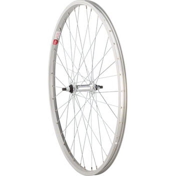 Sta-Tru Front Wheel 26" x 1.5" Solid Axle, 36 Spokes, Includes Axle Nuts, Silver