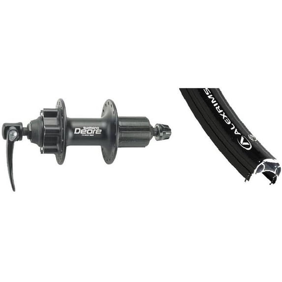 Sta-Tru WH8691 29ER STW TNT Deore 6-Bolt 8-9 Speed Rear Wheel, Black