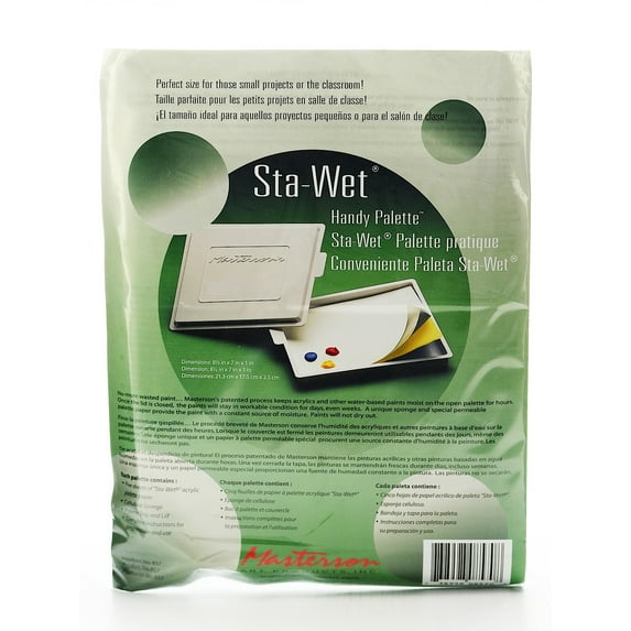 Sta-Wet Handy Palette each, no. 857 sta-wet handy palette (pack of 2)
