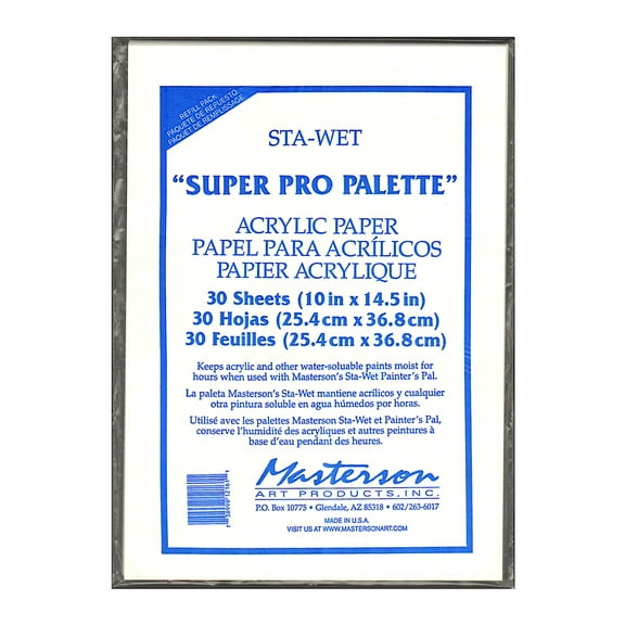 Sta-Wet Super Pro Palette Acrylic Film Refill (pack of 2)