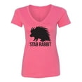 thumbnail image 1 of Stab Rabbit Womens V-Neck T-Shirt, 1 of 2