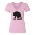 thumbnail image 1 of Stab Rabbit Womens V-Neck T-Shirt, 1 of 3