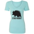 thumbnail image 1 of Stab Rabbit Womens V-Neck T-Shirt, 1 of 3