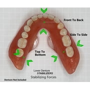 Stabil-Dent Do-It-Yourself Lower Denture Stabilizer Kit, Clear, DIY Kit