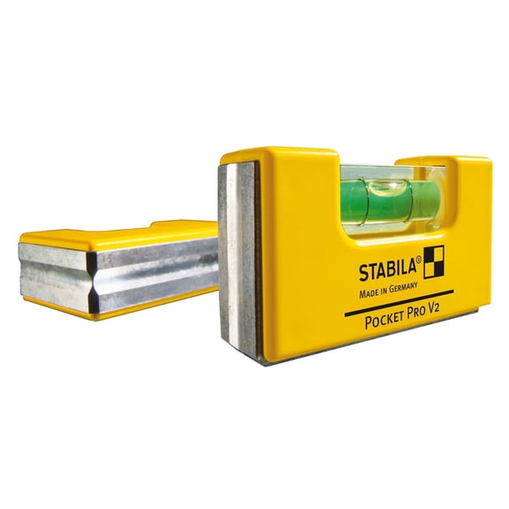 Stabila 11901 Pocket Professional Mini-Format Magnetic Spirit Level w/ Holster
