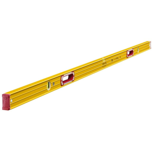 Stabila 196 78" Heavy Duty Aluminium Level with Shock Absorbing Caps - 37478