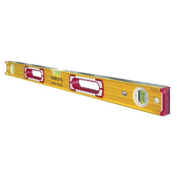 Stabila 37448 48-Inch builders level, High Strength Frame, Accuracy Certified Professional Level, Yellow