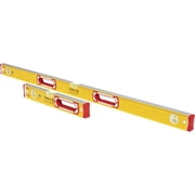 Stabila 48 In. and 16 In. Aluminum Box Level Set - Pack of 6