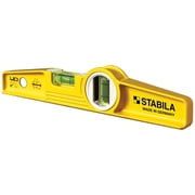 Stabila 25010 10 Torpedo Level w/ Heavy Duty Die Cast Aluminum Frame