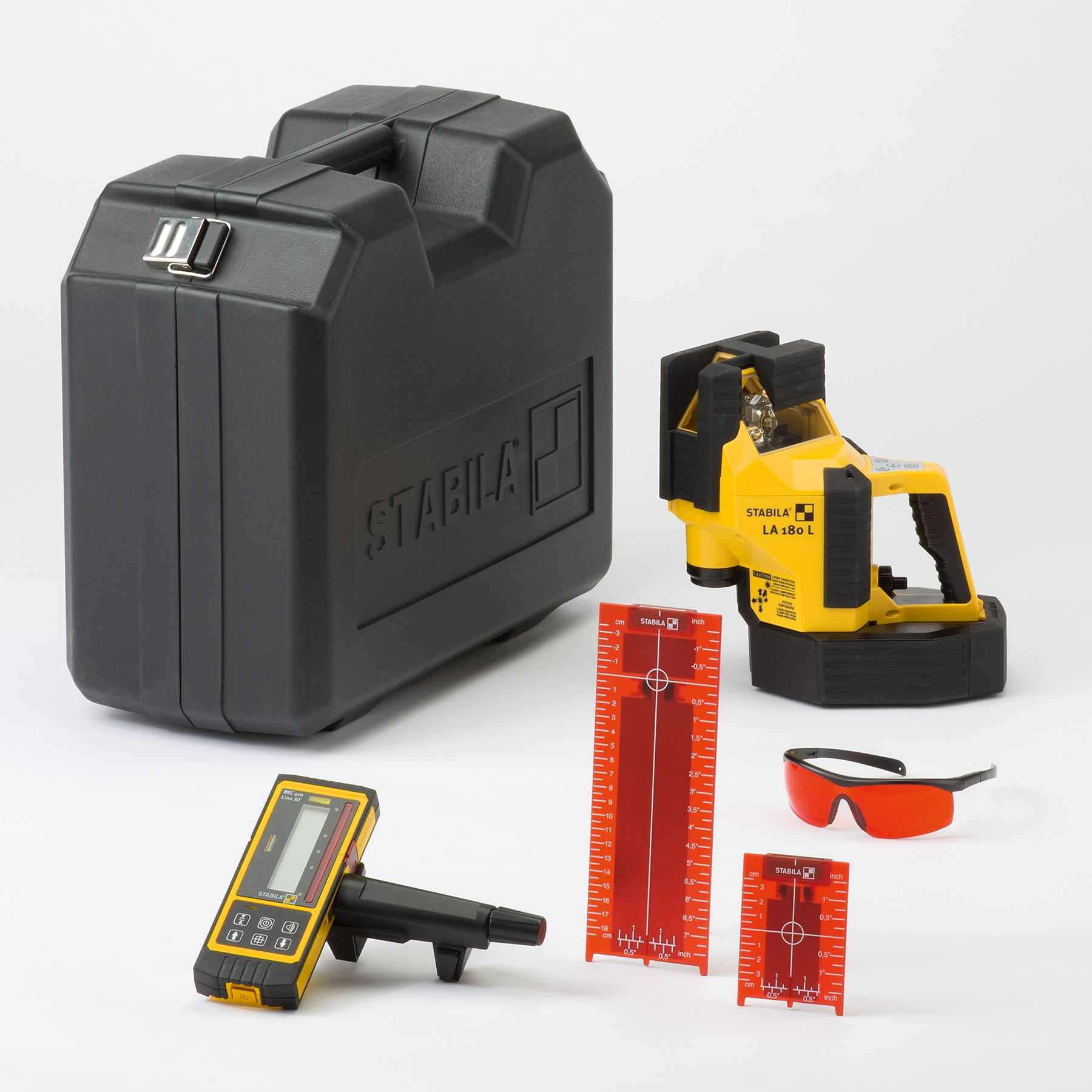 Stabila LA 180 Yellow and Black Self-Leveling Laser Level