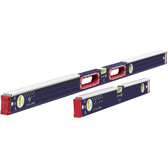 Stabila Type 196-2 K Mason Level Patriot Series Set 48 Inch & 24 Inch