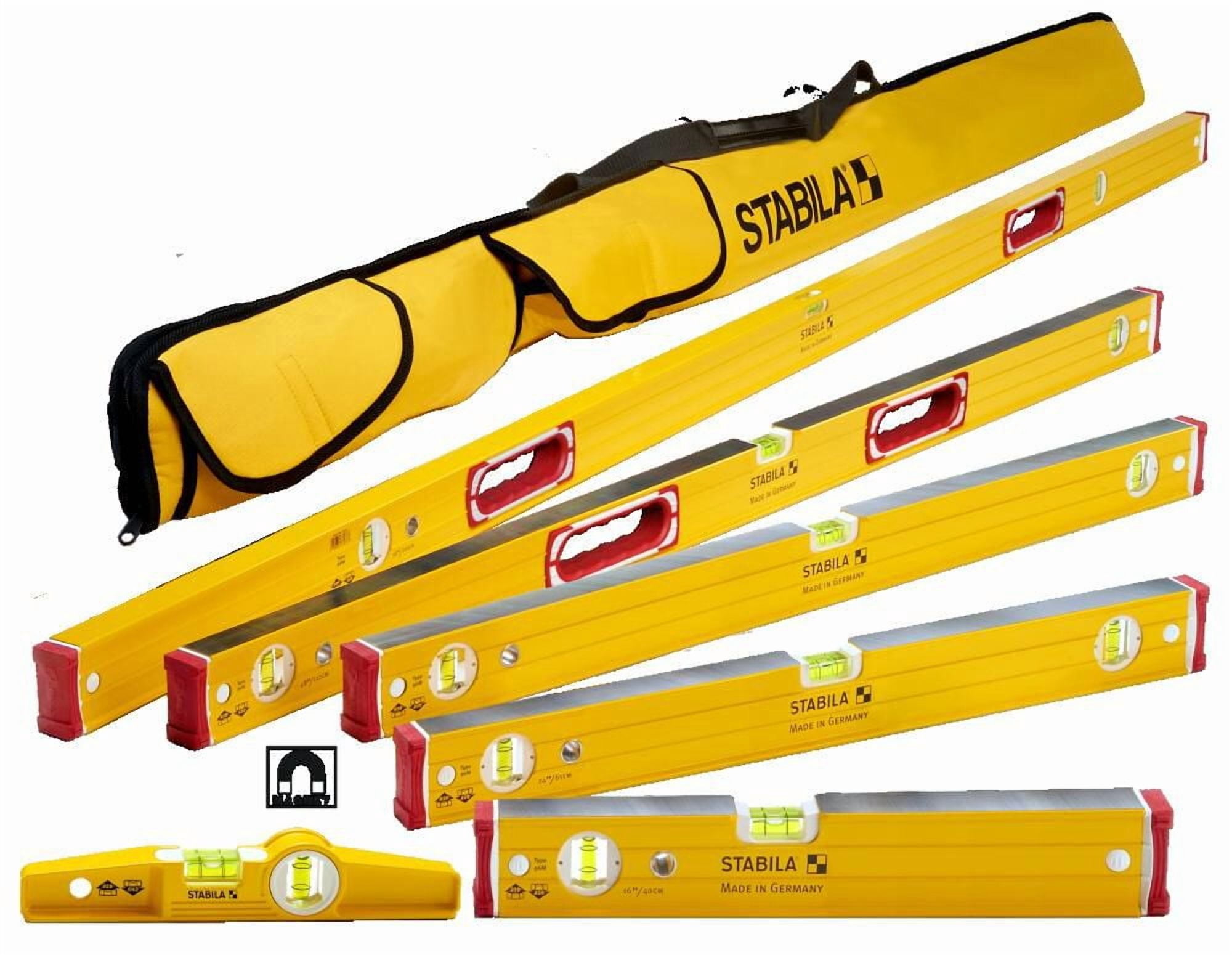 Stabila Type 96M Magnetic 6 Level Set & Case