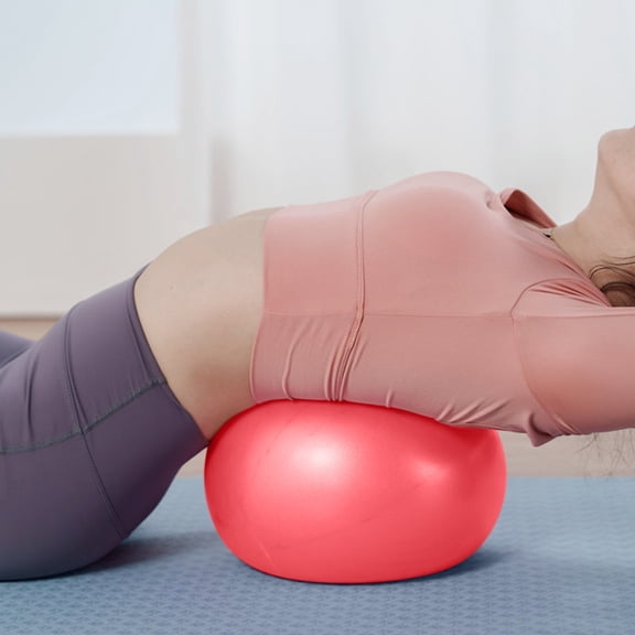 Stability Ball, Exercise Ball, 10 Inch Yoga Pilates Ball for Gym Training, Burst and Slip Resistant, Inflatable PVC for Home or Workout