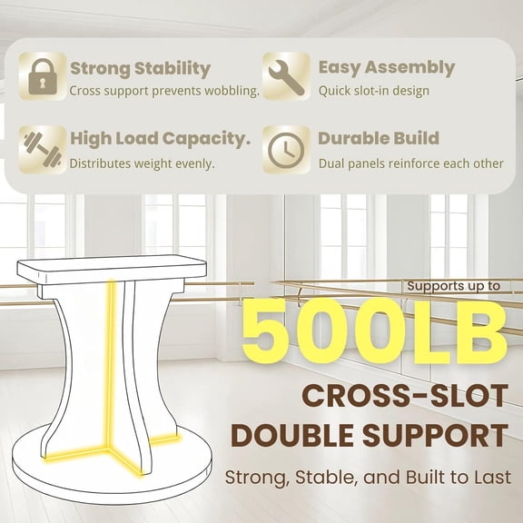 Cheerleading Flyer Training Stand - Stability Board for Cheer Dance Gymnastics