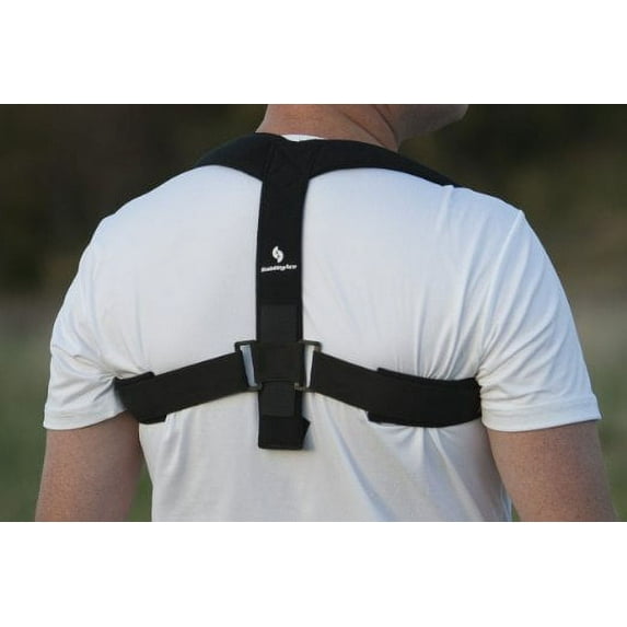 StabilityAce Upper Back Posture Corrector Brace and Clavicle Support for Fractures, Sprains, and Shoulders (X-Large)