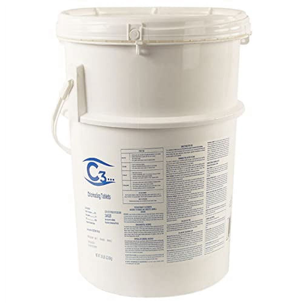 Stabilized Chlorine For Swimming Pool And Spa, Individually Wrapped, Slow Dissolving, 50 Lbs