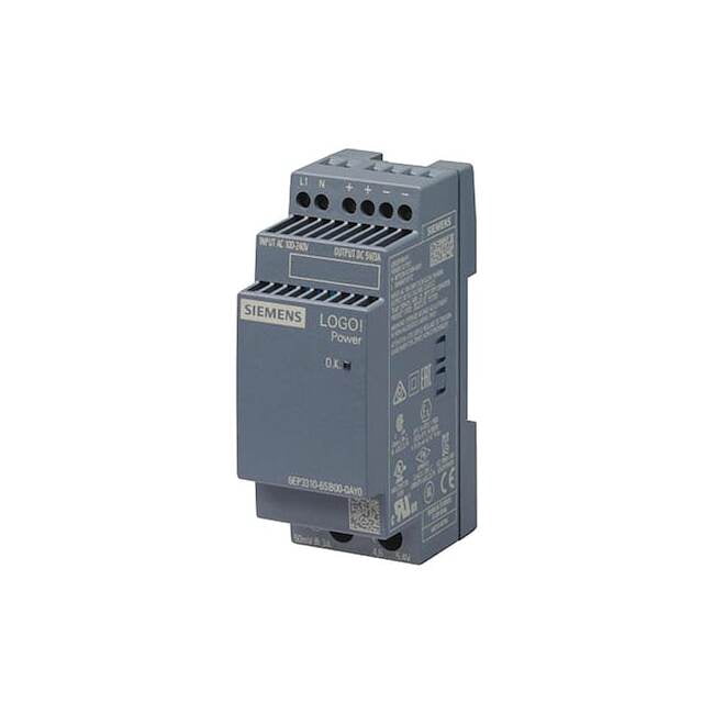 Stabilized Power Supply, 100/240V AC, 5V DC, 15 W, 3 A, DIN Rail 6EP33106SB000AY0