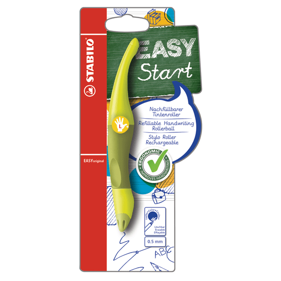 Stabilo EASYoriginal Rollerball Pen, Left-Handed, Lime/Green