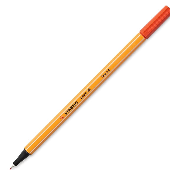 Stabilo Point 88 Fineliner Pen - Light Red