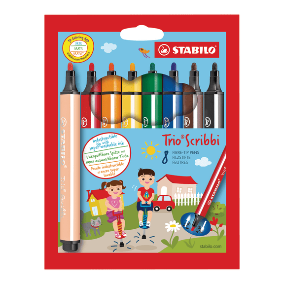 Stabilo Trio Scribbi Marker Set
