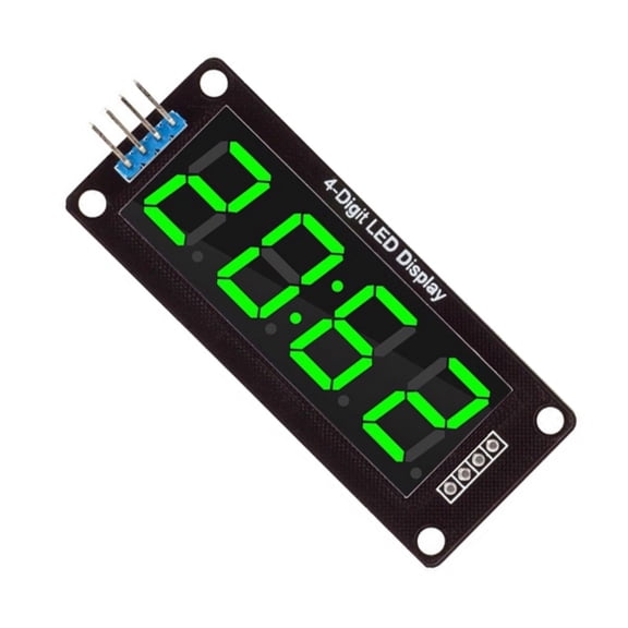 Stable 0.56Inch 4Digits Seven Segment LED Display Module Digital Tube Simple SPI Interfaces Multiple Color Optional