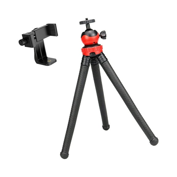 Stable 360 Rotating Tripod Stand Adjustable Phone Holder Camera Mount Flexible Hose