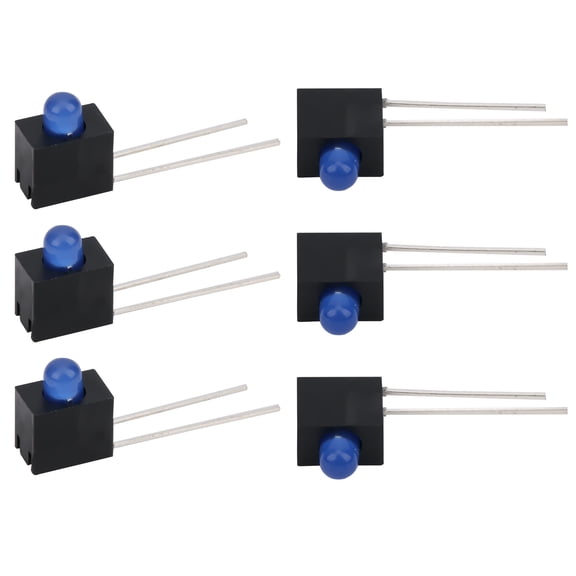 Stable 3mm LED Holder, 90 Degree Bend, Fire Rated,  Ideal for DIY Electronics
