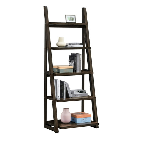 Stable 5-Tier Storage Rack+Ladder Design