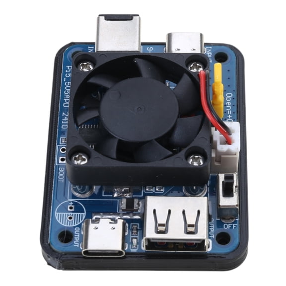 Stable 5V5A Power Supply Module with PD Input for RPI 5 Development Boards