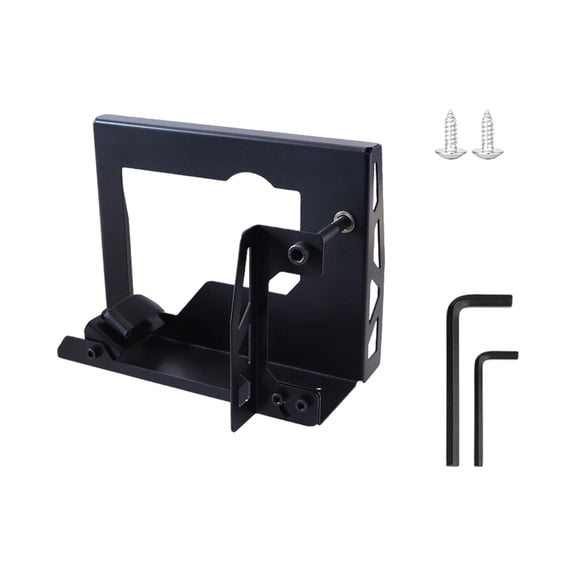 Stable Aluminum Alloy Planer Inversion Stand For Woodworking Tool Matte Black Coating Lightweight 1.3kg Compact Storage