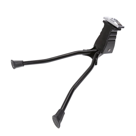 Stable Aluminum Alloys Bike Kickstand Adjustable Rear Mount Stable Support Nonslip Base for Most Folding Bikes
