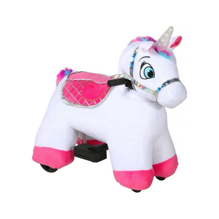 Stable Buddies Willow Unicorn 6V Plush Ride-On