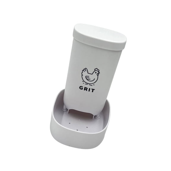 Stable Chicken Feeder For Grit And Shells High Strength Plastic Slight Rust Proof Farm Poultry Accessory