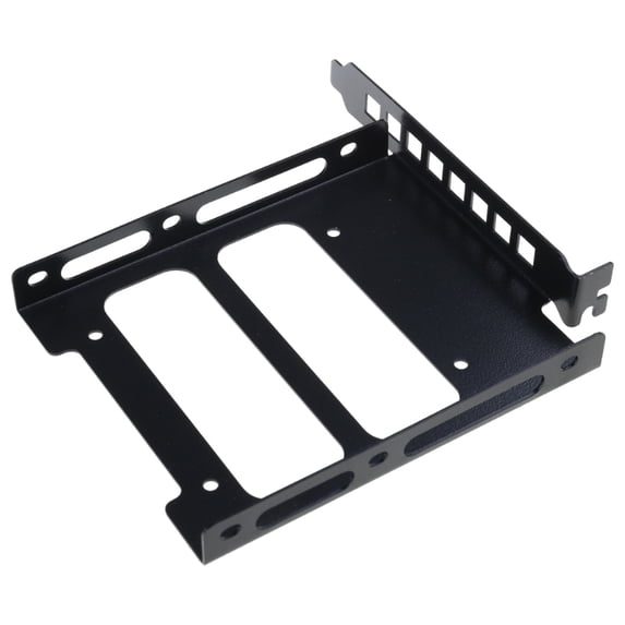 Stable Desktop Computer SSD HDD Mounting Bracket SSD HDD Holder for PCI Slot Expansion Metal Frame for Secure Storage