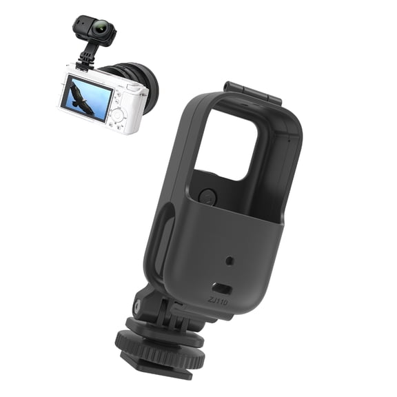 Stable Fixation Cold Shoe Mount for Action Cameras Providing Reduced Vibration