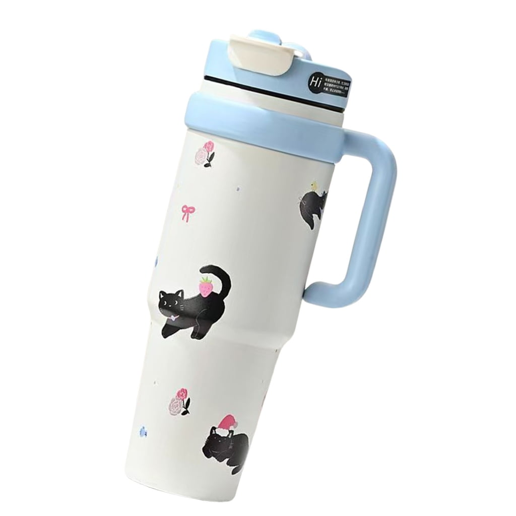 Stable Grip Wide Neck Nonrust Steel Cup 12Hrs Temperature Control Spill Proof