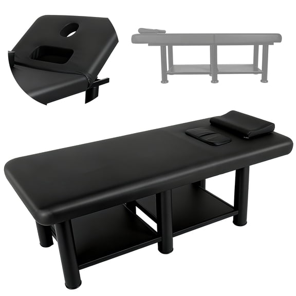 Stable Massage Table, 1150LBS Heavy Duty Metal Frame Table with Storage Property for Professional Esthetician