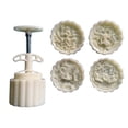 thumbnail image 1 of Stable Mooncakes Baking Tool Set With And Flower Stamp For Festival Fun, 1 of 6