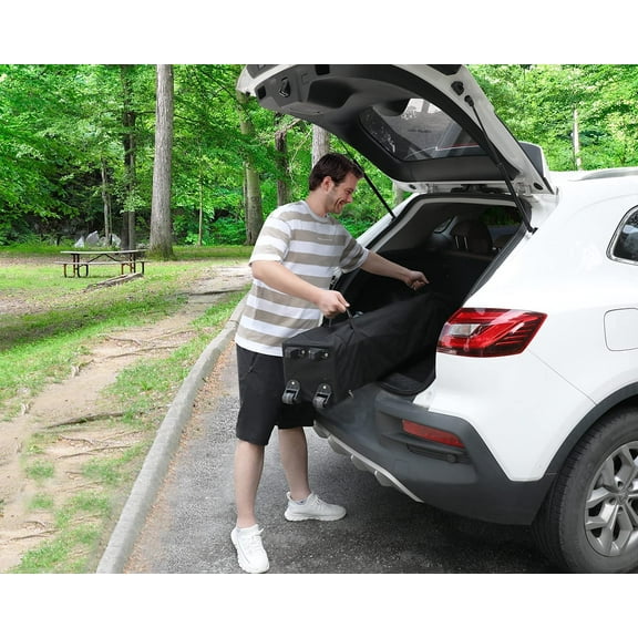 Stable Outdoor Canopy Tent 10x10 ft Base 8x8 ft Top Turquoise