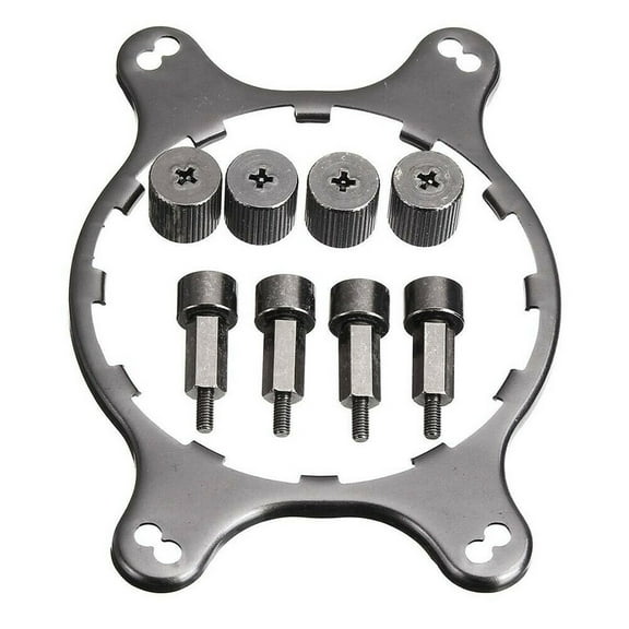 Stable Professional CPU Fan Bracket Holder Radiator Mount Easy Install Sturdy Replacement Back Plate Support Fit for AM4