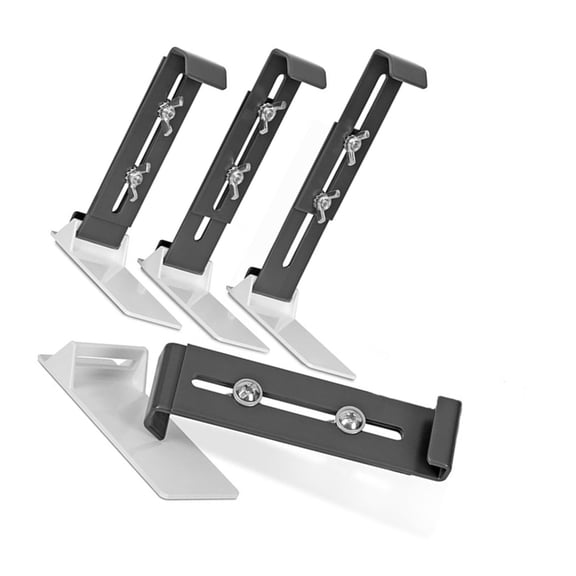 Stable Regulable Planter Brackets Weatherproof Balcony Flower Box Brackets for Outdoor Window Boxes