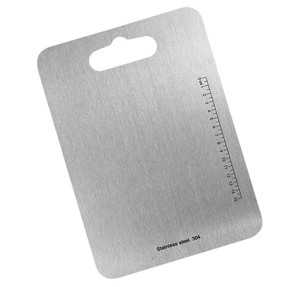 Stable Stainless Steel Chopping Plate Multipurpose Chopping Board for Home Cooks and Cooking Professional