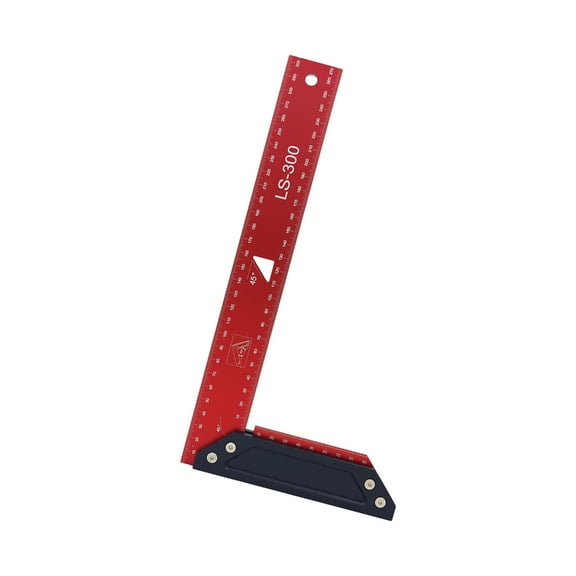 Stable Wide Base Framing L Square Measuring Tool for Woodworking Shops and Carpentry Projects with Easy to Read Marking