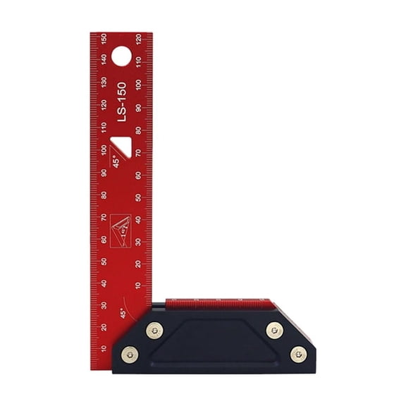 Stable Wide Base L Square Measuring Tool Perfect For Workshop & Construction Use