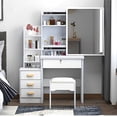 thumbnail image 1 of Stable and Fashion Makeup Setup - Enjoy a Realistic Makeup Experience with a Large Mirror, 1 of 4