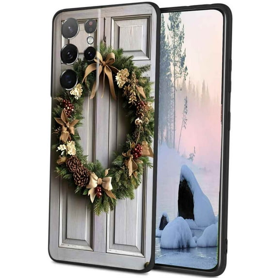 Stable-vintage-wreaths-4 phone case for Samsung Galaxy S21 Ultra for Women Men Gifts,Stable-vintage-wreaths-4 Pattern Soft silicone Style Shockproof Case