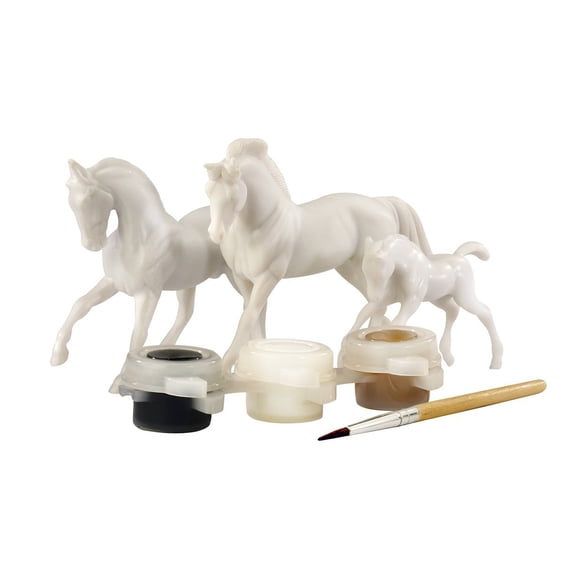 Stablemates Horse Family Painting Craft Activity Set (1:32 Scale)