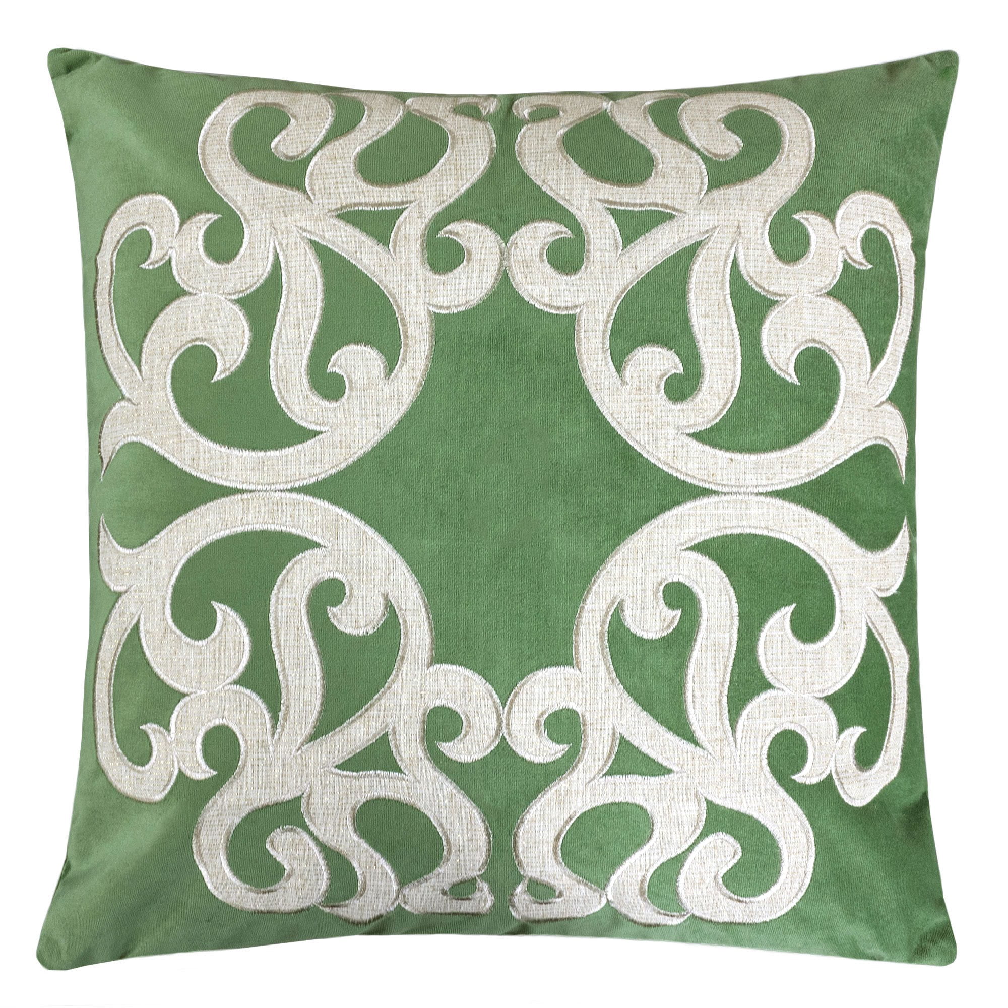 Stacey Green Abstract Polyester 20 in. x 20 in. Throw Pillow