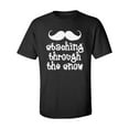 thumbnail image 1 of Staching Through the Snow Christmas Short Sleeve T-Shirt, 1 of 4